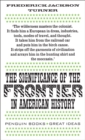 Image for The significance of the Frontier in American history