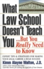 Image for What Law School Doesn&#39;t Teach You...But You Really Need to Know!