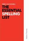 Image for The Essential Spelling List
