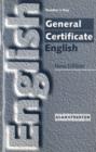 Image for General Certificate English - Teachers Key