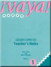 Image for Vaya! nuevo 1 - Assessment Support Pack Teacher&#39;s Notes