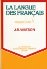 Image for La Langue Des Francais - Premier Livre 1