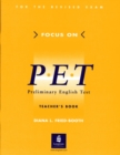 Image for Focus on P.E.T. : Teacher&#39;s Book