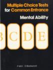Image for Multiple Choice Tests for Common Entrance : Mental Ability