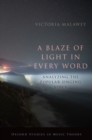 Image for A blaze of light in every word: analyzing the popular singing voice
