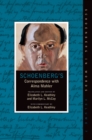 Image for Schoenberg&#39;s correspondence with Alma Mahler : 7