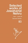 Image for Selected Works Of Jawaharlal Nehru, Second Series,vol-83, 1 Aug-31 Oct 1963