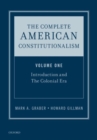Image for The Complete American Constitutionalism, Volume One