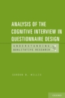 Image for Analysis of the cognitive interview in questionnaire design