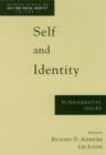 Image for Self and identity: fundamental issues