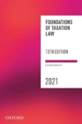Image for Foundations of taxation law 2021