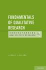 Image for Fundamentals of qualitative research