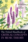 Image for The Oxford handbook of critical concepts in music theory
