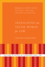 Image for Translating the social world for law: linguistic tools for a new legal realism