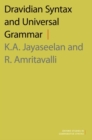 Image for Dravidian syntax and universal grammar