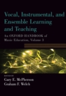 Image for Vocal, Instrumental, and Ensemble Learning and Teaching
