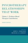 Image for Psychotherapy relationships that work