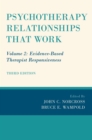 Image for Psychotherapy Relationships that Work: Volume 2: Evidence-Based Therapist Responsiveness : Volume 2,