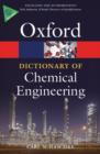 Image for A dictionary of chemical engineering