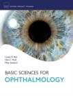 Image for Basic sciences for ophthalmology
