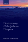 Image for Deuteronomy and the Judaean diaspora