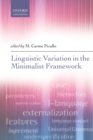 Image for Linguistic variation in the minimalist framework