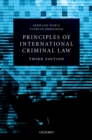 Image for Principles of international criminal law.
