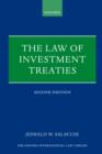 Image for The law of investment treaties