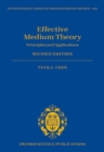 Image for Effective medium theory: principles and applications
