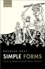 Image for Simple forms: essays on medieval English popular literature