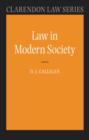 Image for Law in modern society