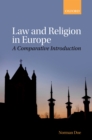 Image for Law and religion in Europe: a comparative introduction