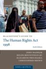 Image for Blackstone&#39;s guide to the Human Rights Act 1998.
