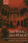 Image for Just war or just peace?: humanitarian intervention and international law