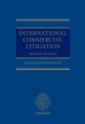 Image for International commercial litigation