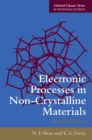Image for Electronic processes in non-crystalline materials