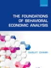 Image for Foundations of Behavioral Economic Analysis