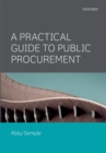 Image for A practical guide to public procurement