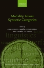 Image for Modality Across Syntactic Categories