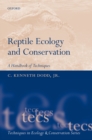 Image for Reptile ecology and conservation: a handbook of techniques
