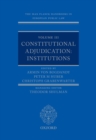 Image for Max Planck Handbooks in European Public Law: Volume III: Constitutional Adjudication: Institutions