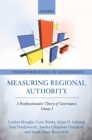 Image for Measuring regional authority: a postfunctionalist theory of governance, : Volume I
