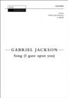 Image for Song (I gaze upon you): Vocal score