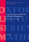 Image for Function spaces and partial differential equations.: (Contemporary analysis) : Volume 2,