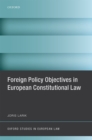 Image for Foreign policy objectives in European constitutional law