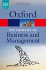 Image for A dictionary of business and management.