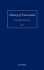 Image for History of universities: Volume XXVIII/2