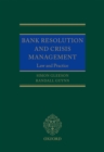 Image for Bank Resolution and Crisis Management: Law and Practice