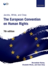 Image for Jacobs, White &amp; Ovey: the European Convention on Human Rights