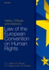 Image for Harris, O'Boyle & Warbick - Law of the European Convention on Human Rights.